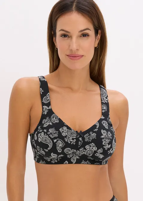 Reggiseno senza ferretto con cotone biologico (pacco da 3), bonprix