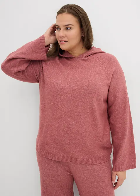 Maglione con cappuccio, bonprix