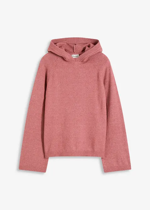 Maglione con cappuccio, bonprix