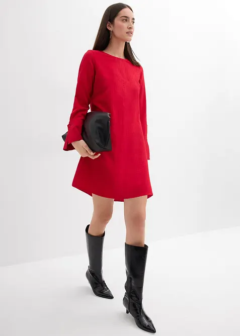 Miniabito in tessuto strutturato, bonprix