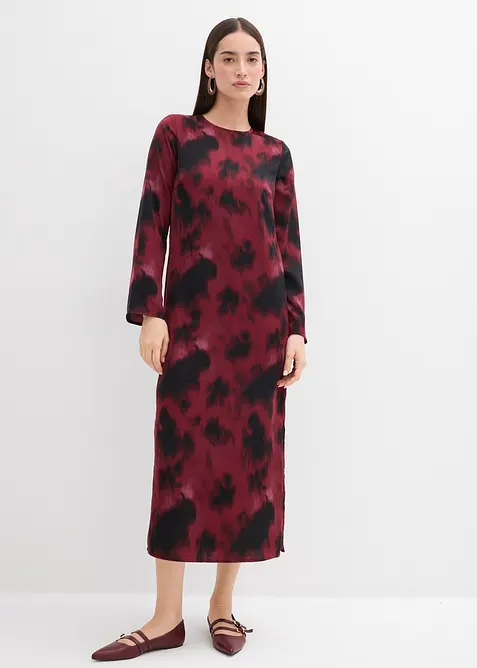 Abito midi in satin, bonprix