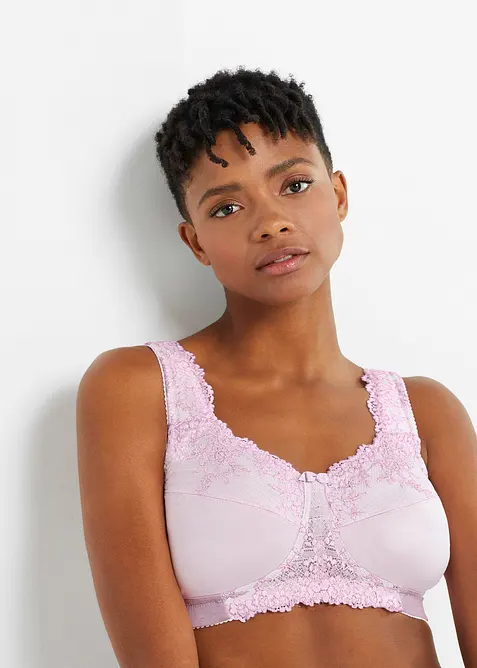 Reggiseno contenitivo senza ferretto con spalline imbottite, bonprix