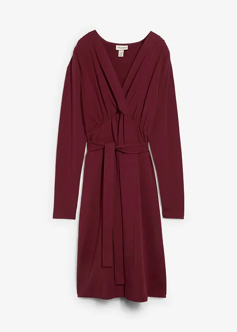 Abito pr&eacute;maman fluente in cotone biologico per la gravidanza e oltre, bonprix