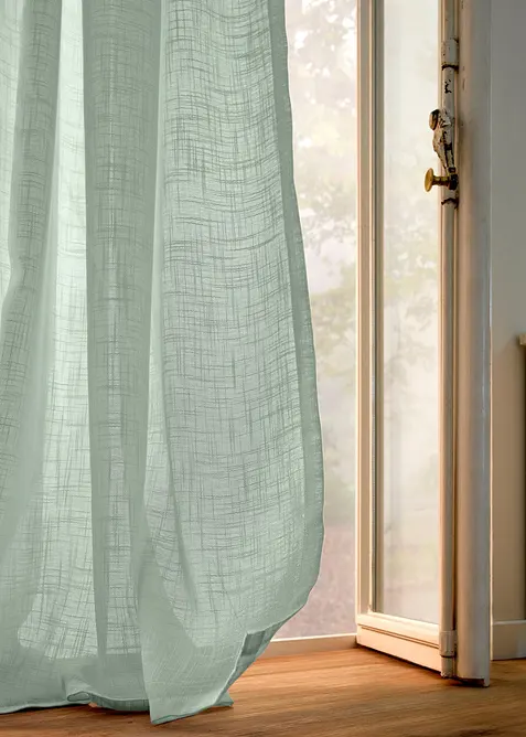 Tenda con tessuto strutturato (pacco da 2), bonprix