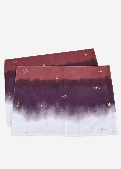 Tovagliette americane in cotone biologico (pacco da 2), bonprix