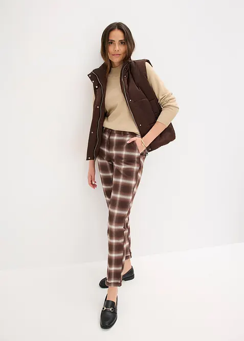 Gilet trapuntato leggermente lucido, bonprix