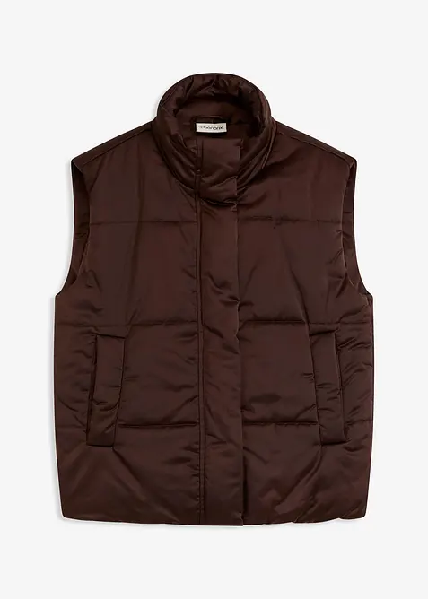 Gilet trapuntato leggermente lucido, bonprix