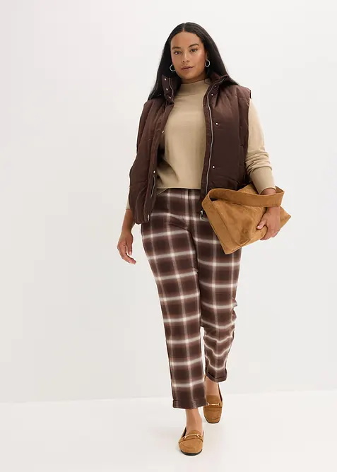 Gilet trapuntato leggermente lucido, bonprix