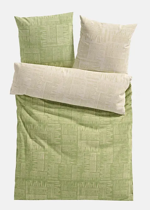 Biancheria da letto reversibile con motivo strutturato, bonprix