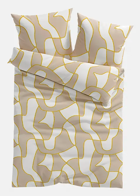 Biancheria da letto con motivo grafico, bonprix