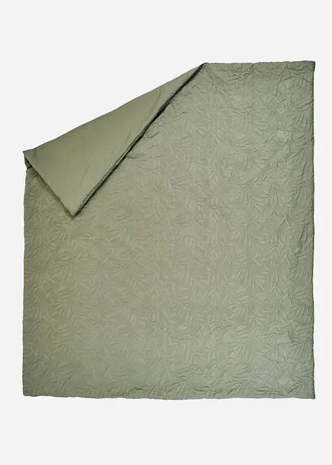 Copriletto con motivo a foglie, bonprix