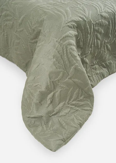 Copriletto con motivo a foglie, bonprix