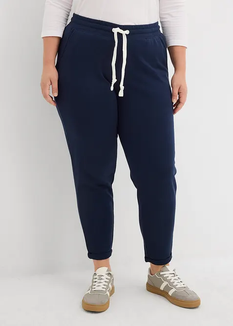 Pantaloni in felpa con cinta comoda, bonprix