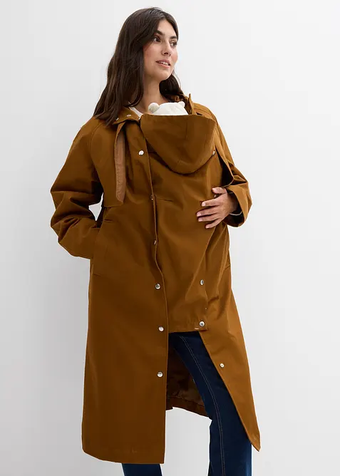 Giubbotto prémaman idrorepellente 6 in 1  con inserto babywearing e gilet interno staccabile, bonprix