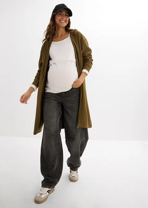 Maglia prémaman / da allattamento in cotone biologico (pacco da 2), bonprix