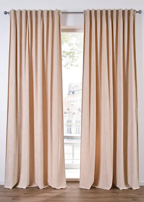 Tenda con trama bouclé morbida (pacco da 1), bonprix