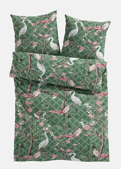 Biancheria da letto con aironi, bonprix