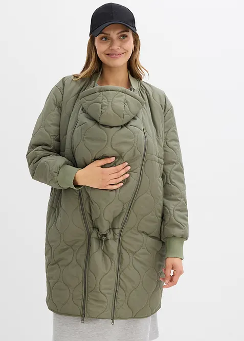 Giubbotto prémaman leggero 3 in 1 con inserto babywearing, bonprix