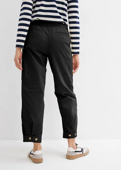 Pantaloni cargo cropped, bonprix