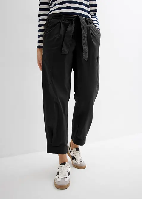 Pantaloni cargo cropped, bonprix