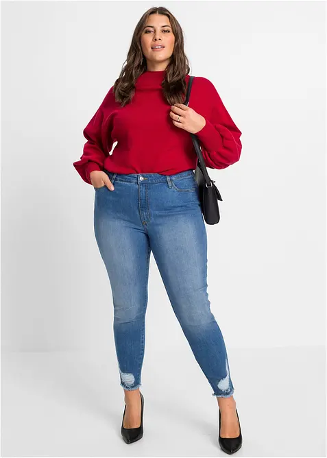 Maglione oversize in misto viscosa, bonprix