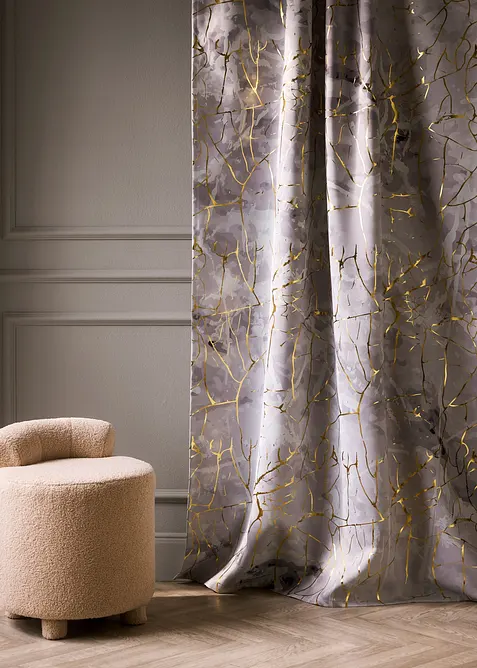 Tenda semioscurante in fantasia lucida (pacco da 1), bonprix