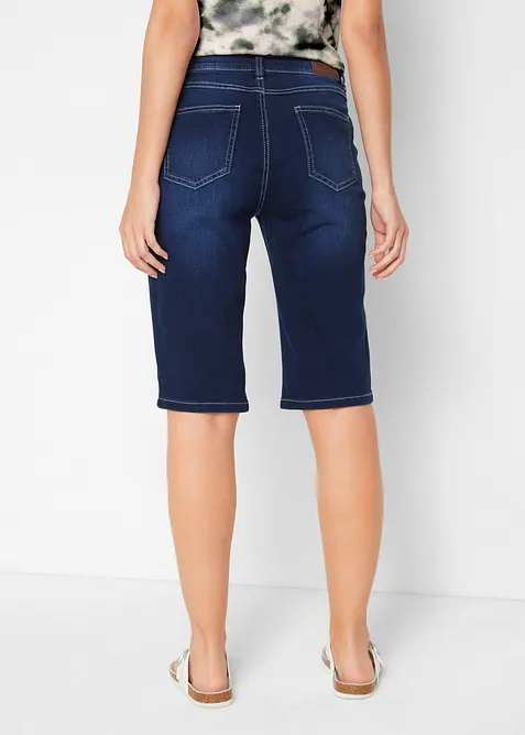 Bermuda di jeans elasticizzati comfort, bonprix