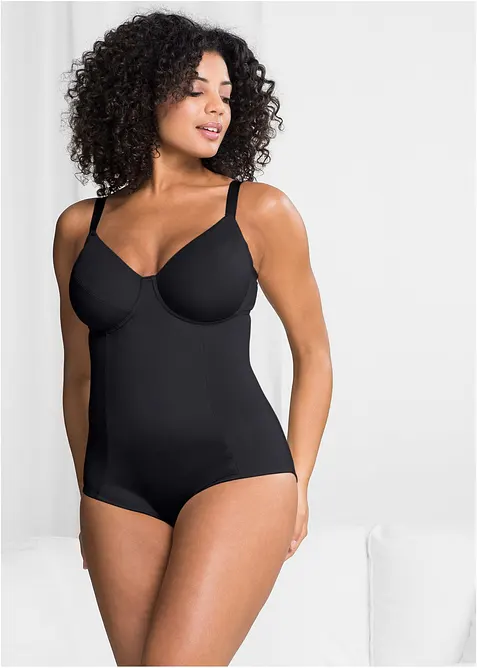 Body con ferretto ed effetto modellante medio, bonprix