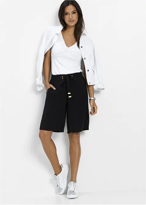 Bermuda in viscosa, bonprix