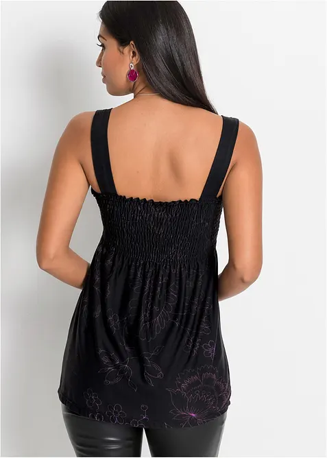 Top stile tunica in misto viscosa, bonprix