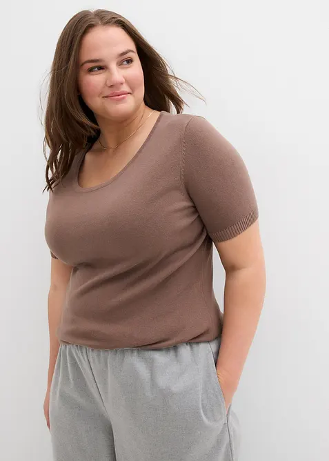 Maglione a maniche corte, bonprix