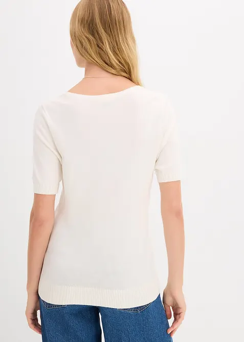 Maglione a maniche corte, bonprix