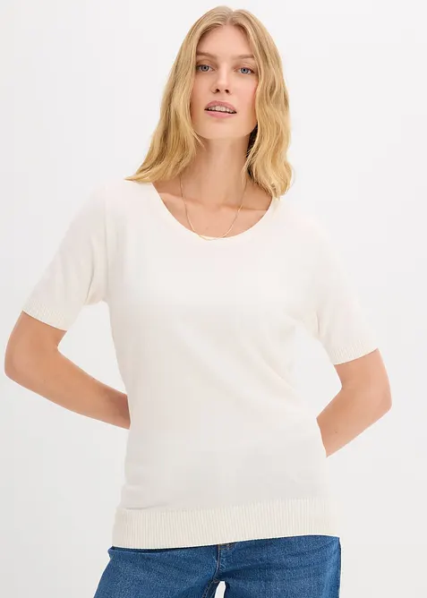 Maglione a maniche corte, bonprix