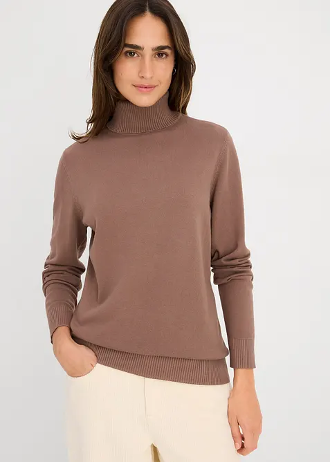 Maglione a collo alto, bonprix