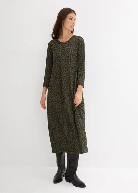 Abito a palloncino in maglina, bonprix