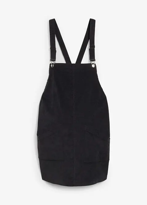 Abito salopette prémaman in velluto di cotone elasticizzato, bonprix