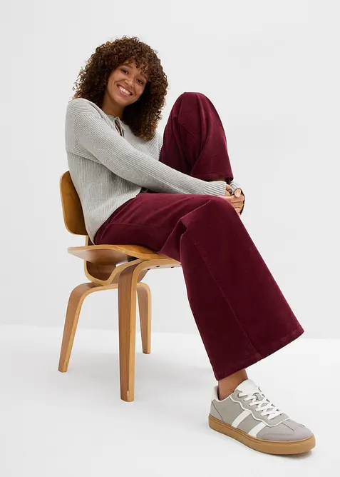 Pantaloni larghi di velluto a coste, bonprix