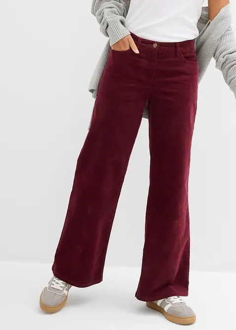 Pantaloni larghi di velluto a coste, bonprix