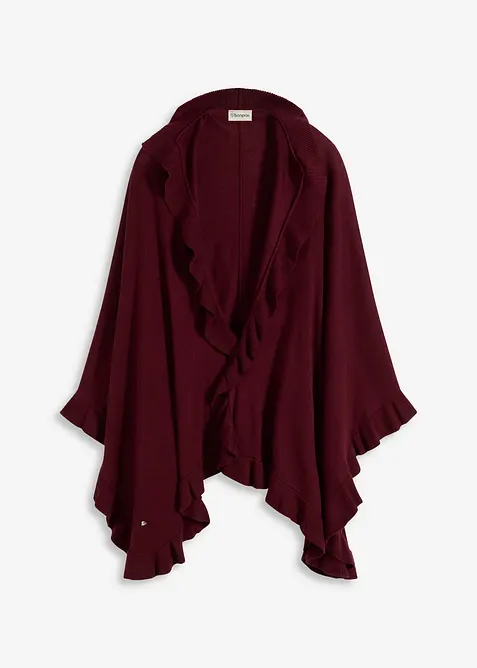 Poncho con cachemire, bonprix