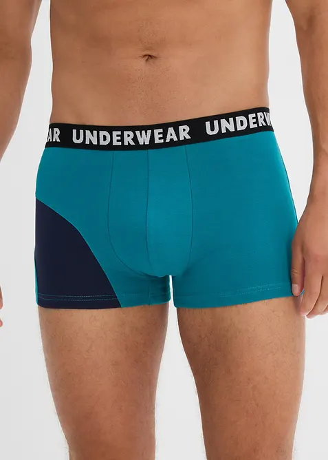 Boxer aderenti con cotone (pacco da 3), bonprix