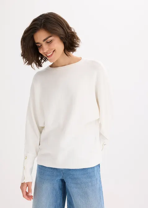 Maglione in misto viscosa, bonprix