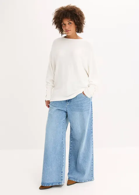 Maglione in misto viscosa, bonprix