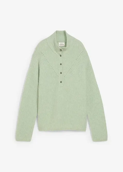 Maglione oversize con lana di alpaca, bonprix