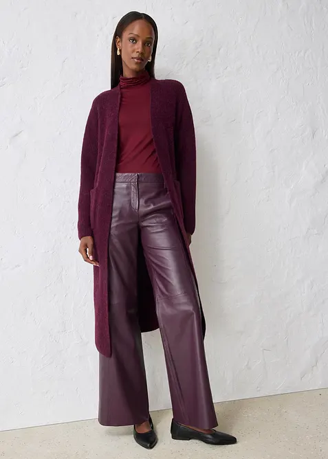 Maxi cardigan con fibra di alpaca, bonprix