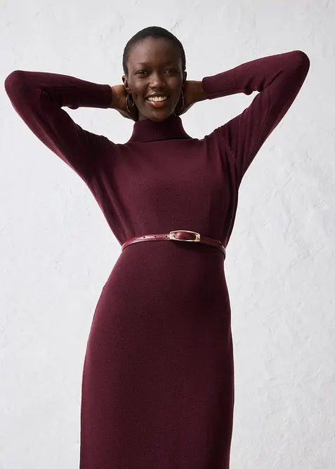 Abito in maglia di lana merino, bonprix