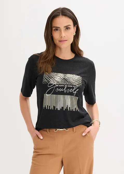 Maglia con stampa, bonprix