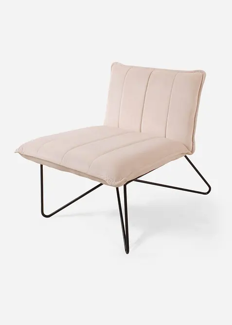Poltrona con struttura di metallo, bonprix