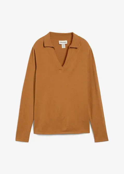 Polo in viscosa fine, bonprix