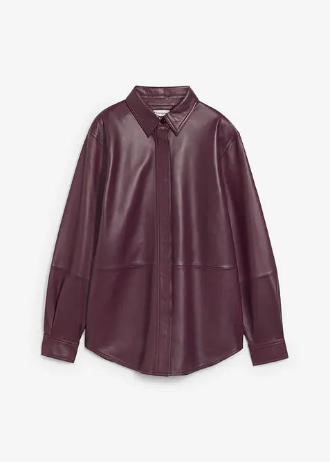 Camicia in nappa d'agnello, bonprix