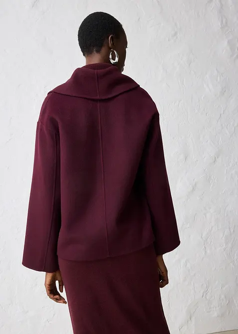 Giacca oversize in morbido misto lana, bonprix